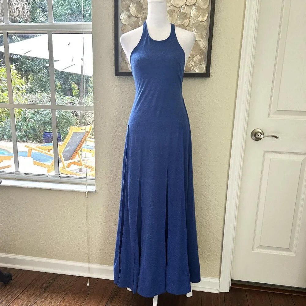 Free People Royal Blue August Nights Maxi Dress - Picture 1 of 7